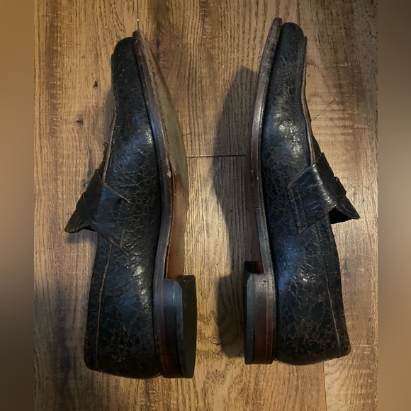 Allen Edmonds Modesto Brown Distressed Leather Loafers US Size 9.5 D main image 7